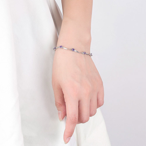 Weihua New Silver-plated Bracelet for Women Korean Fashion Retro Cute Jewelry Birthday Gift Taobao Sales