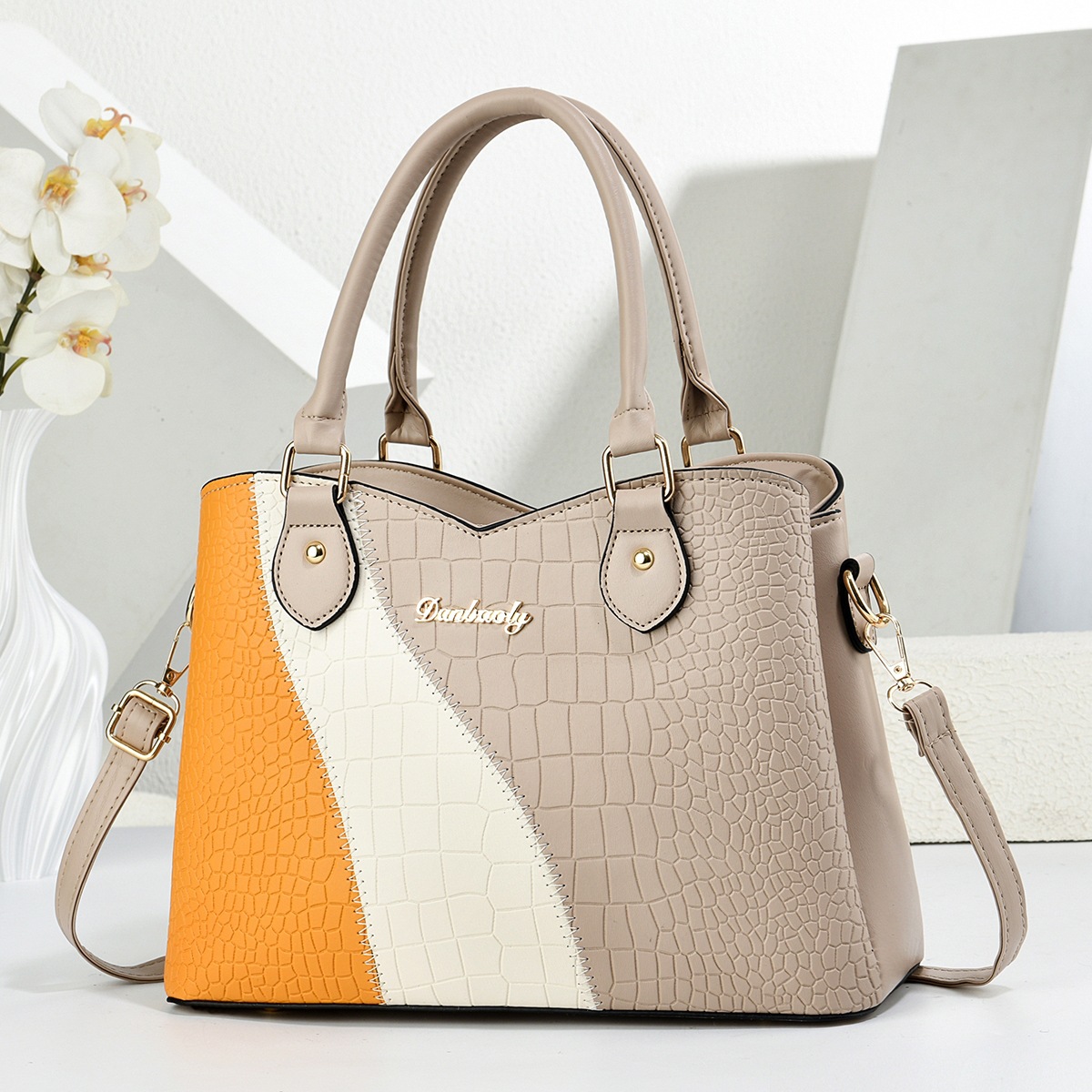 Bolso de Mano y Hombro para Mujer PU para Uso Diario
