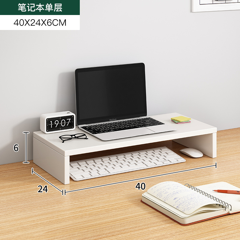 escritorio portátil elevación estante dormitorio buena oficina monitor de escritorio estante de almacenamiento de escritorio