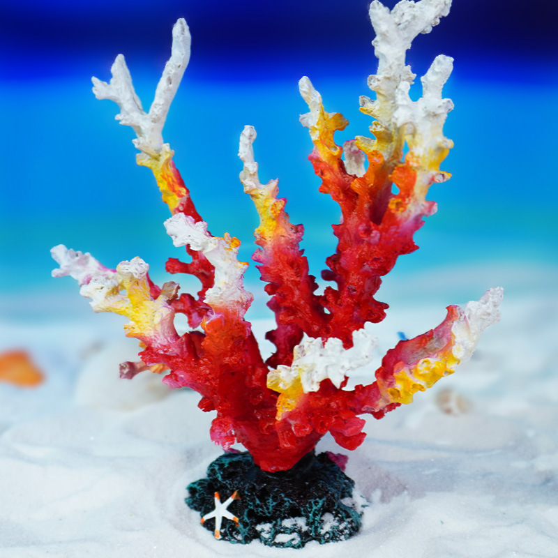 Nuevos adornos de resina para acuarios de peces, decoración colorida, productos nuevos, ramas de hierro para paisajismo de acuarios marinos
