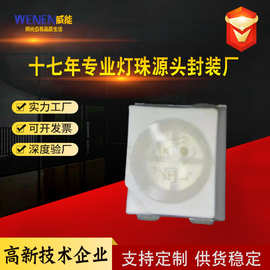 源头工厂定制3528幻彩灯珠内置ICRGB四脚ledled灯