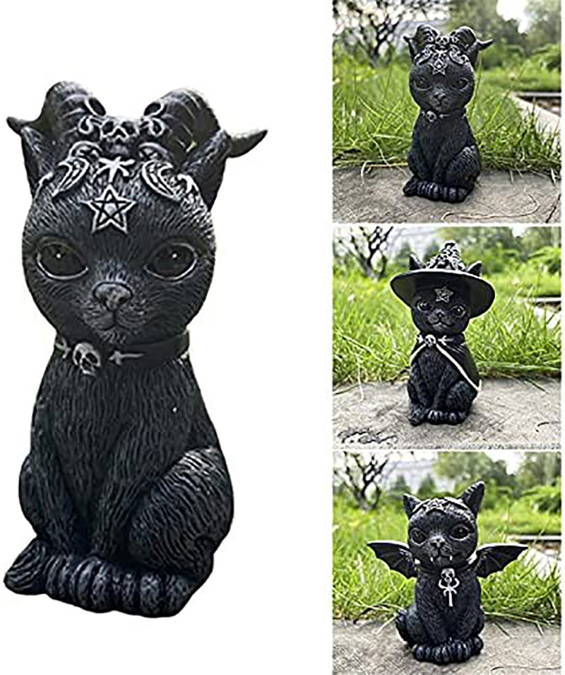 Ornaments Home Textiles & Decor Type Cute Cat Resin Daily Ornaments