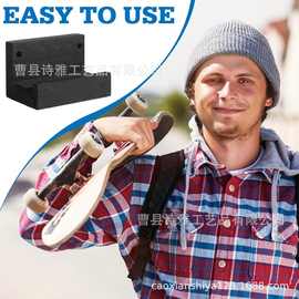 木制壁挂式滑板架水平滑雪板存储长板甲板展示架巡洋舰板支架