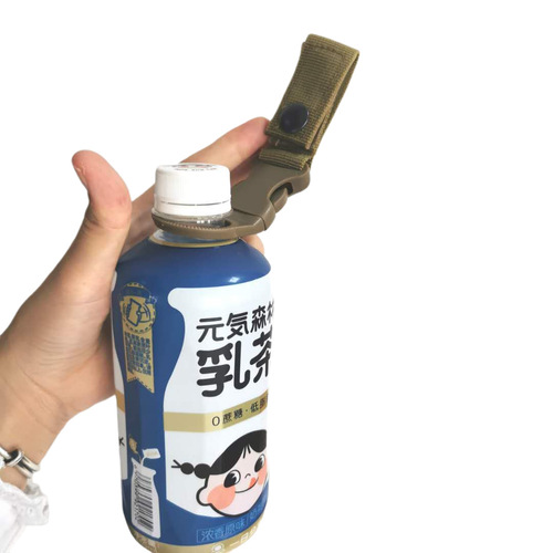 Outdoor mineral water bottle flip hook portable mineral water bottle strap multi-function belt pack quick hang clip manufacturer