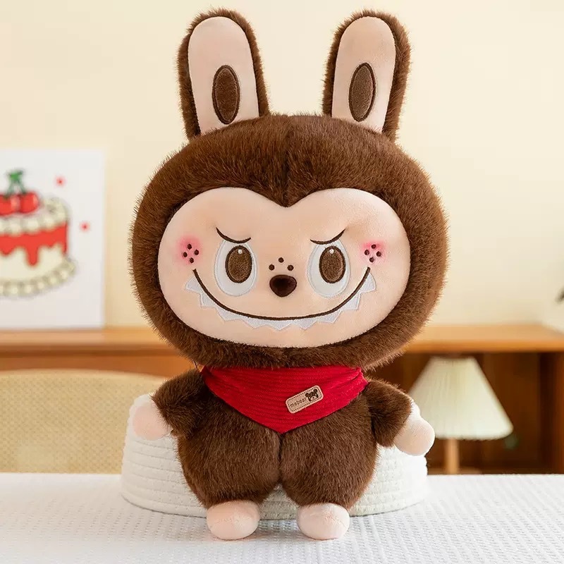 クロスボーダーラブブぬいぐるみファッション変身猿ラブブ人形人形子供のおもちゃ女の子のための枕|undefined