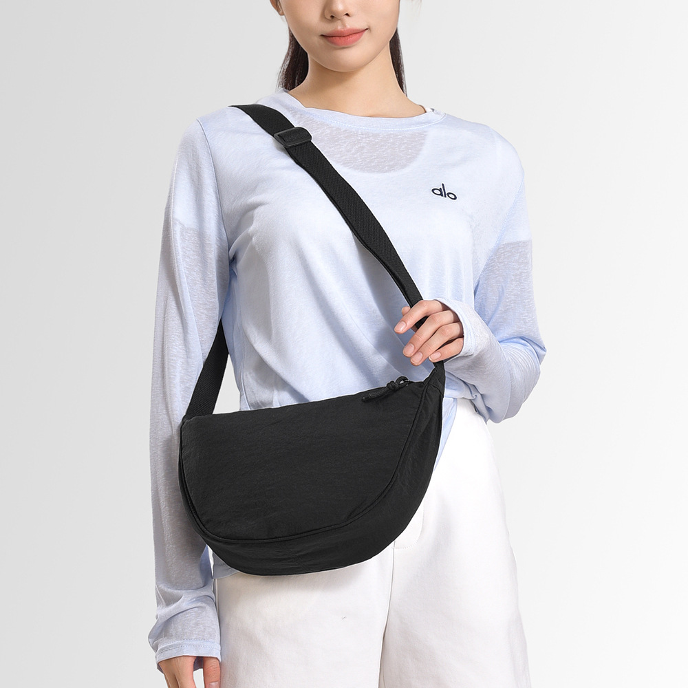 Stylish Canvas Crossbody Bag For Women Versatile Shoulder Dumpling_voghion.com