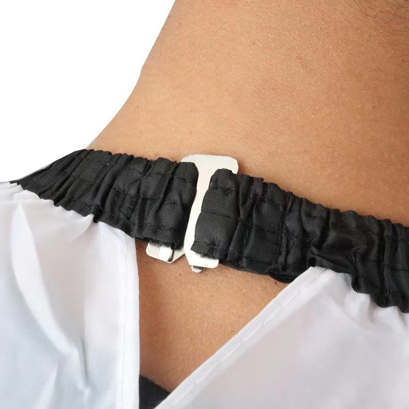 La tela especial para peluquería se puede ver en el teléfono móvil tela transparente tela para peluquería tela para peluquería para cabello no pegajoso para adultos