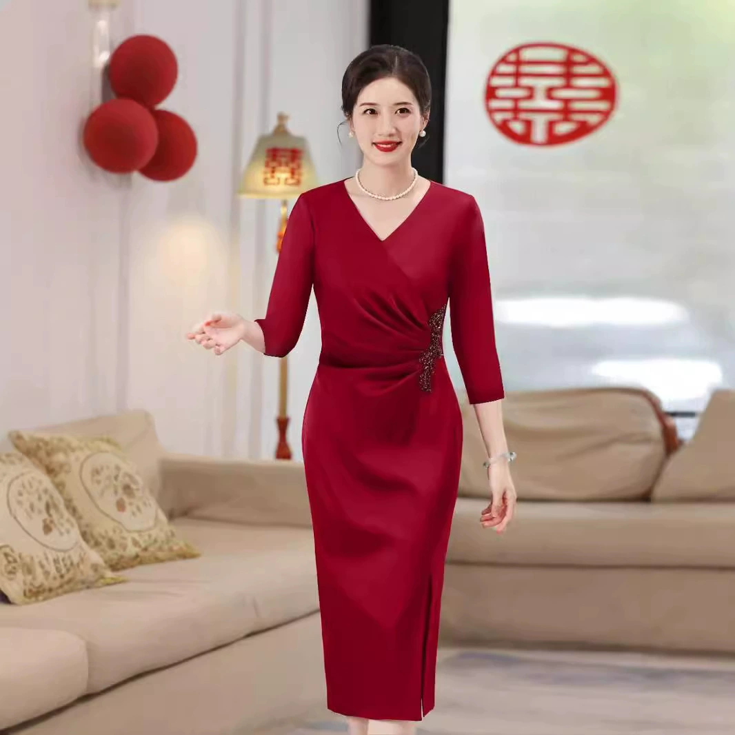 Retro cheongsam, evening dress, Chinese style