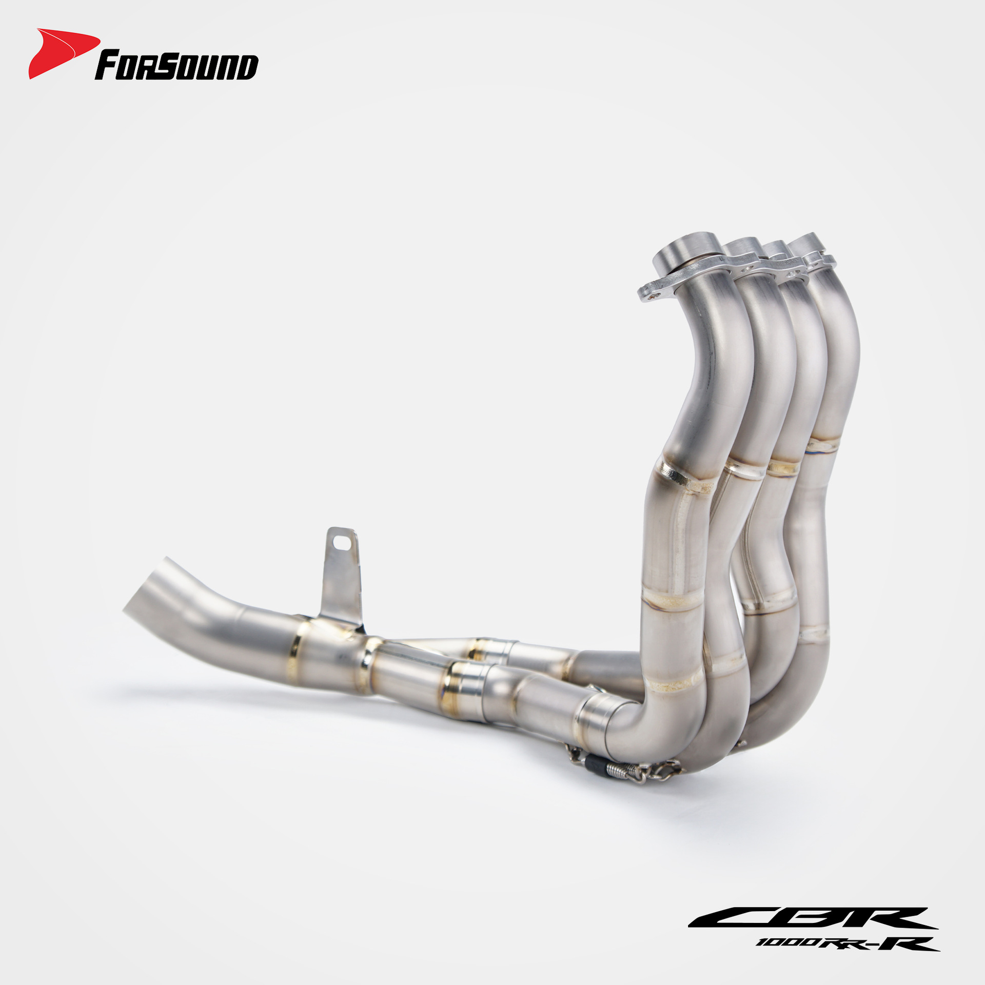 Suitable for HONDA Super Fire Blade Honda CBR1000RR-R modified titanium alloy front and middle section motorcycle exhaust pipe
