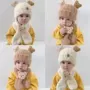 儿童秋冬季婴儿一体宝宝帽