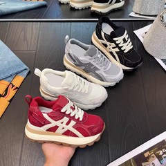 增高8cm运动鞋女2025夏秋新款软底休闲鞋运动鞋阿甘鞋透气老爹鞋