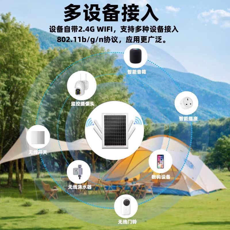 クロスボーダー新品ソーラー4G屋外ルーターSim Slot Solar Rounter屋外ソーラー|undefined