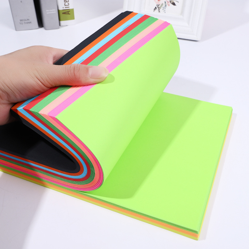 A4 papel de copia 70g100 hojas de papel para imprimir pintura suministros de oficina hechos a mano papel de origami color papel de impresión