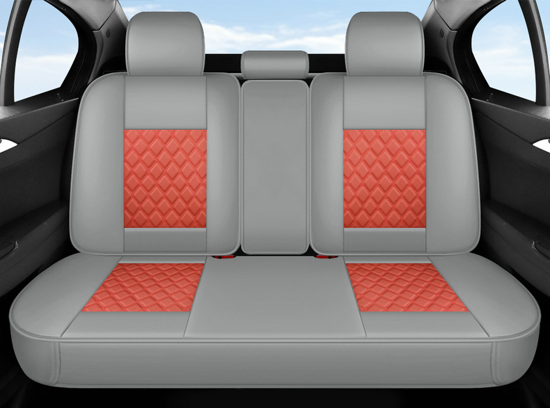 2025 Full Car Five-Seater Four-Season Universal Car Seat Cushion Full Surround Cushion Cover Leather Seat Cover Full Wrap Seat Cushion Thickened