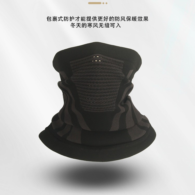 Nuevo cuello deportivo cuatro estaciones máscara de esquí transpirable al aire libre medio cara protección solar a prueba de frío a prueba de viento ciclismo calentamiento围兜