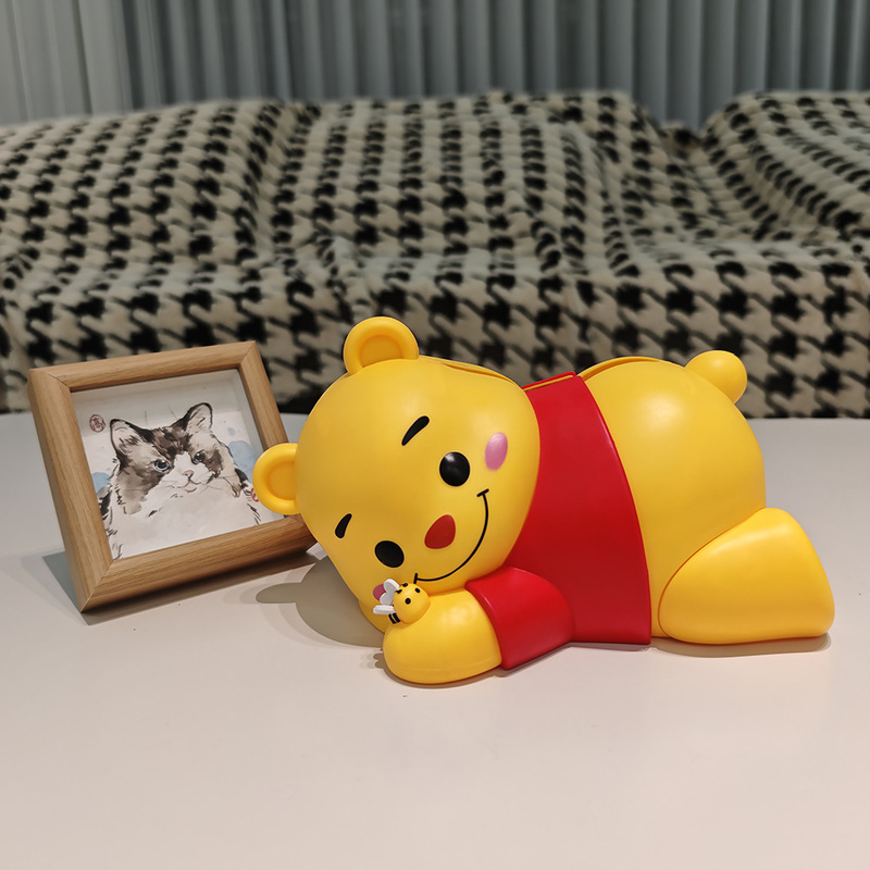 ins爱噗噗抽纸巾盒房间装饰品可爱创意客厅茶几桌面摆件纸巾盒|undefined