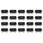 S8050 SS8550/2N4401印字J3Y NPN功率晶体管贴片三极管 封装SOT23