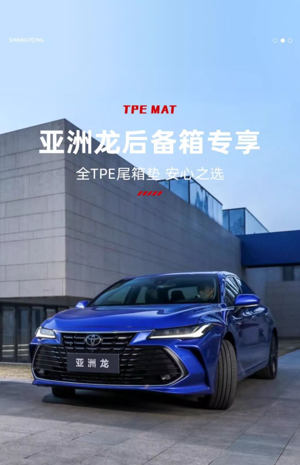 Applicable to Toyota Asia Dragon Trunk Mat 24 Surrounding TPE Deluxe Tail Mat 2023 Interior Decoration