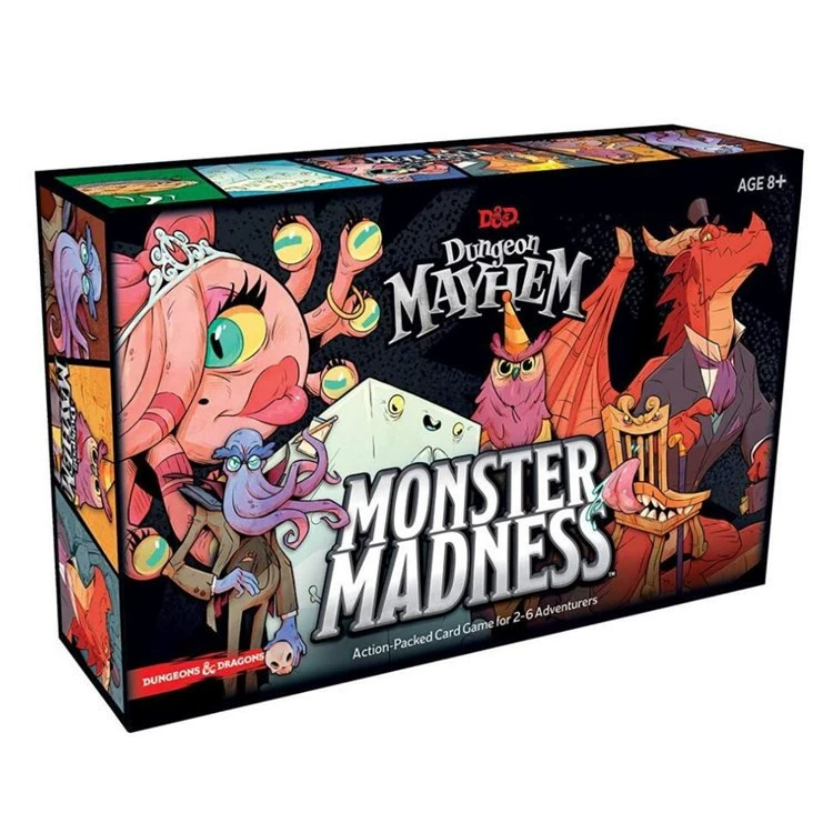 Настольная игра карта dungeon mayhem хаотичный dungeon всё английское сумасшедшее монстр стратегическая игра