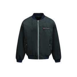 美式复古男士棉服男款字母刺绣棉衣潮牌宽松新款百搭男生外套上衣