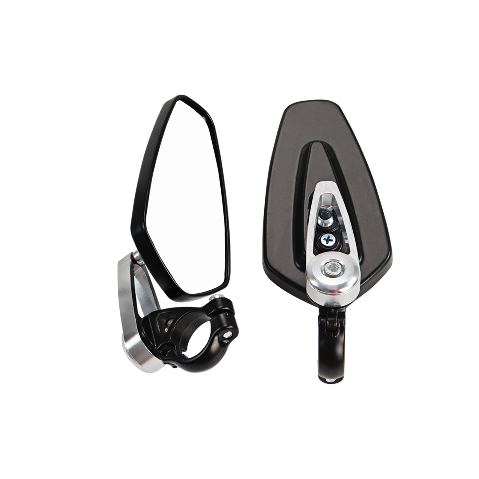 Motorcycle Rearview Mirror Cnc Handlebar Electric Vehicle Rearview Mirror Reversing Mirror Universal Modified Reflector Cross-Border Hot Sale