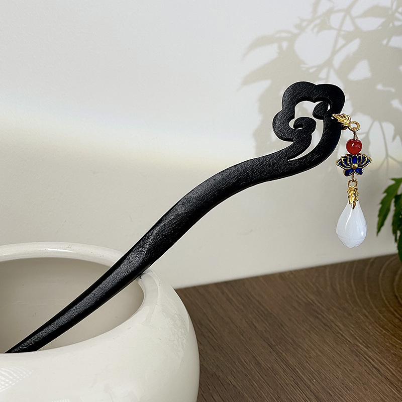 Nueva horquilla de estilo chino borla de alto grado para mujer horquilla diaria updo horquilla estilo antiguo hanfu hairpin tocado