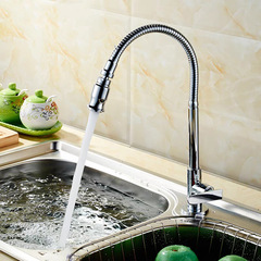 Kitchen sink cold water faucet, copper swivel vegetable basin faucet, rotatable sink countertop basin balcony laundry pool cabinet faucet