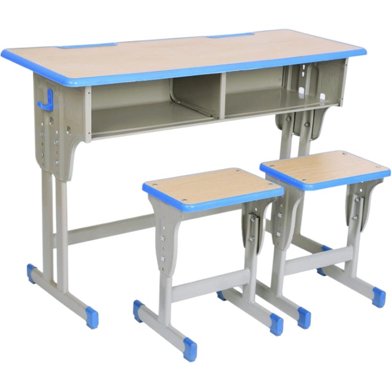 Factory direct supply of double desks and chairs for primary and secondary school students training class student desks and chairs school desks and chairs wholesale