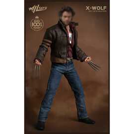 WorldBox 1/6兵人Wjltoys 金刚狼套装1.0适配肌肉男素体AT012狼叔