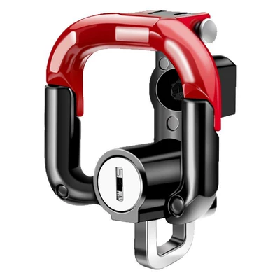 Helmet lock: lock front universal non-perforated