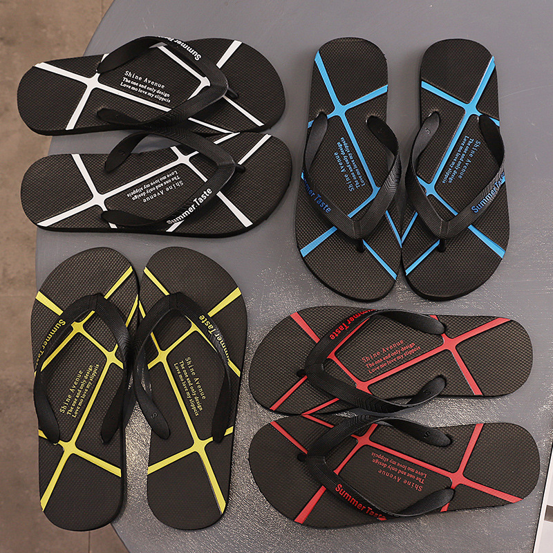Crossed-Strap Anti-Slip Flip-Flops for Men, Trendy and Stylish, Suitable for Outdoor Wear, Beach Vacation, and Beach Sandals for Men Crossed-Strap Anti-Slip Flip-Flops for Men, Trendy and Stylish, Suitable for Outdoor Wear, Beach Vacation, and Beach Sandals for Men
