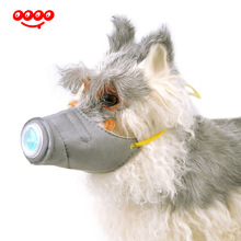 新款宠物防疫口罩外出防尘防雾霾透气狗嘴套三层防护水洗狗布口罩