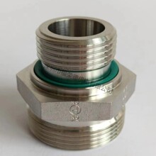 派克直通油口接头Parker GE35LREDOMD71不锈钢材质高压液压管接头
