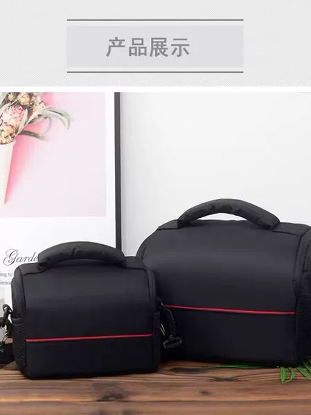 Slr Camera Bag Lens Storage Bag Photography Bag Digital Camera Bag Simple One-Shoulder Diagonal Large Square Bag Storage Bag