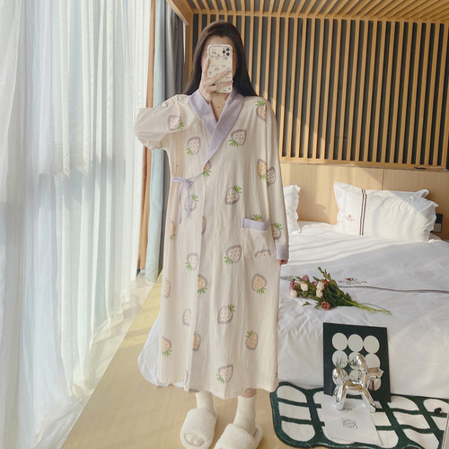 Breastfeeding pajamas for pregnant women, spring and autumn, spring pregnancy special large size pajamas for maternity, confinement clothes, maternity home clothes