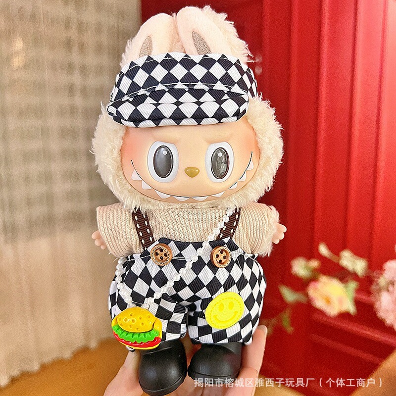 ラブブベビー服のみ 17cm ビニールフェイスドール ラブブシートパーティー 一世代と二世代の着替えセット|undefined