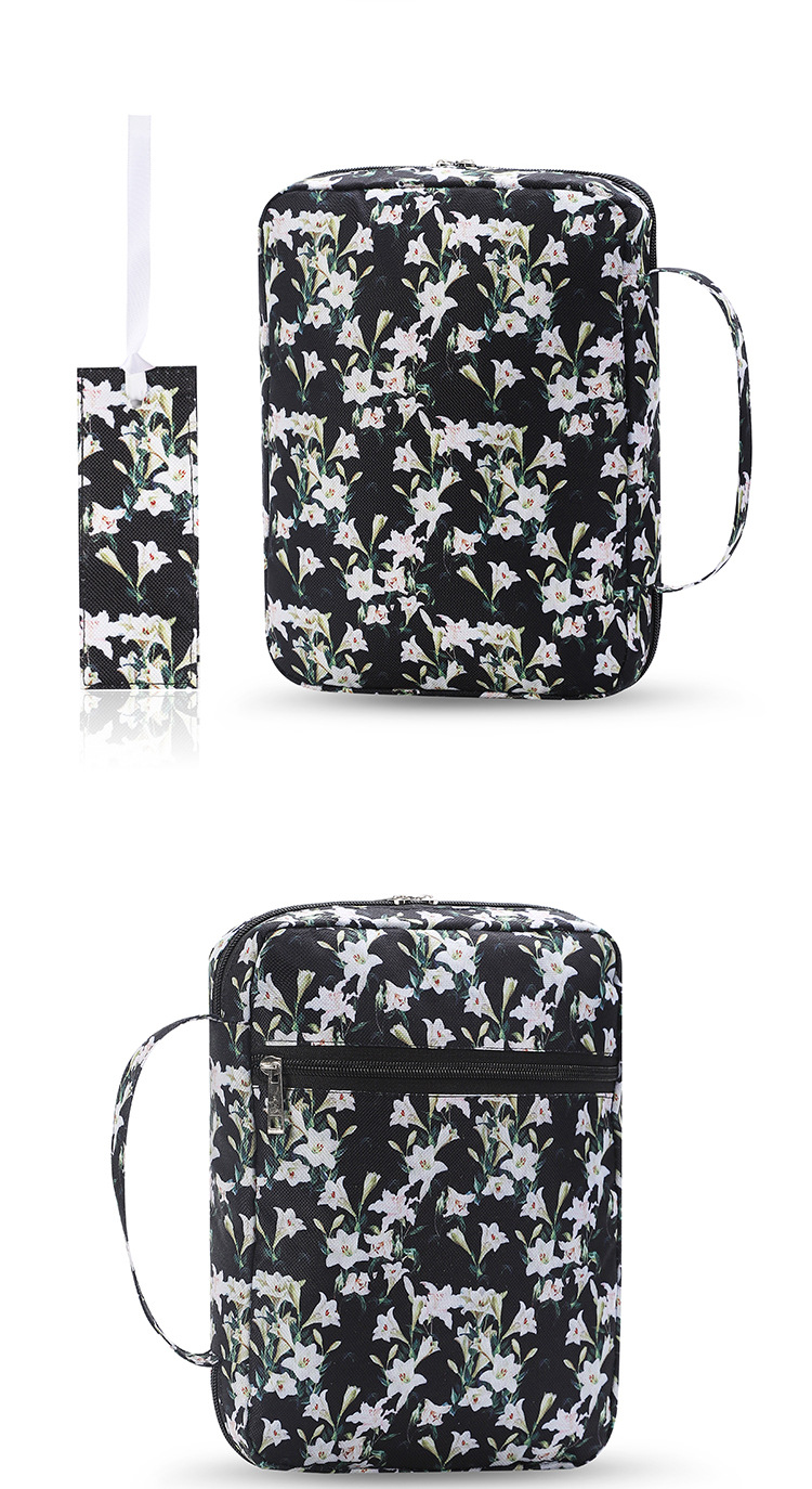 Aufbewahrungstasche Aufbewahrungsbeutel Bedruckte Handtasche Multifunktionale kleine Tasche Schutzhülle für Buch Kosmetiktasche_voghion.com