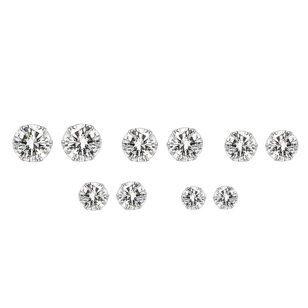 EJ83820 (5 pairs of earrings white)