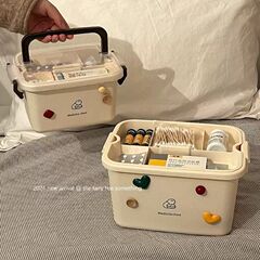 小さな薬ボックス家庭用医薬品ボックス家庭用収納ボックス大容量薬品収納ボックス救急ボックス医療ボックス