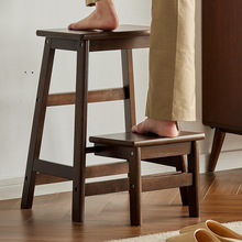 实木简约可折叠凳子阶梯凳家用客厅换鞋凳创意多功能楼梯凳高板凳