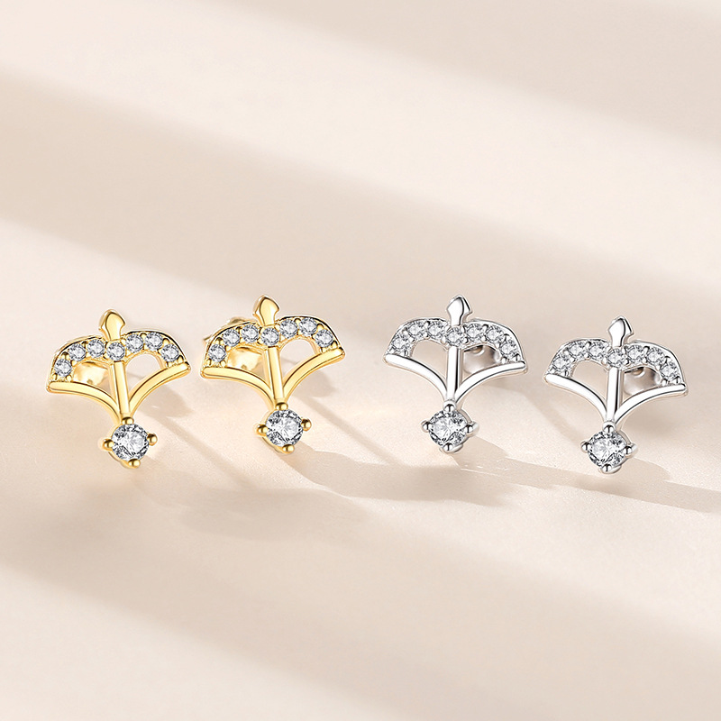 S925 plata flecha pendientes para las mujeres estilo coreano simple diamante incrustado precioso Cupido moda temperamento oído joyería al por mayor