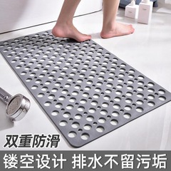 メーカーのロングタイプのバスマットtpeドアマット多孔性バスルーム滑り止めマット透かし彫り吸盤マットレスリング防止マット