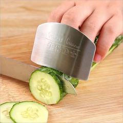 304 stainless steel vegetable cutting finger protector, finger guardian, hand protector, kitchen small tool protective cover