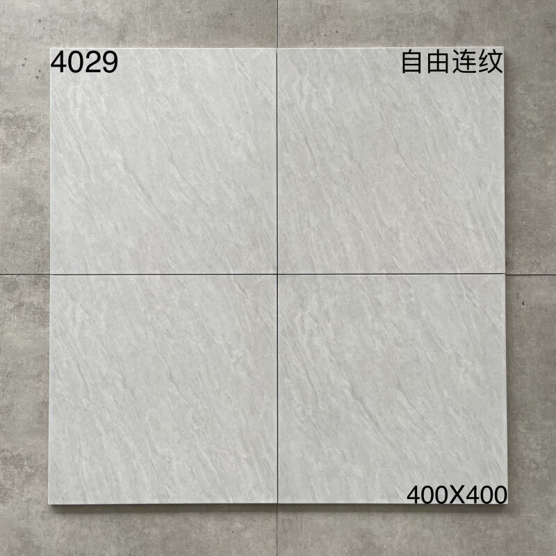 キッチントイレの床タイル400x400滑り止め耐摩耗性床タイルバルコニータイル浴室模造古煉瓦グレー|undefined