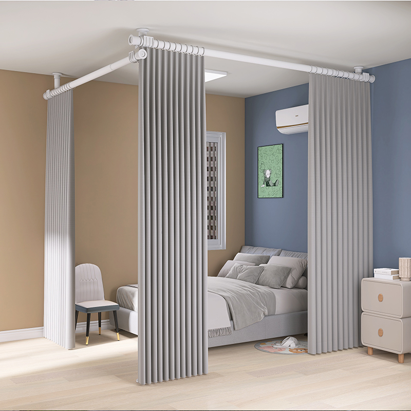 ♔ Floor-To-Ceiling Screen Partition, New Type of Temporary Living Room Divider, Converts One Room into Two Rooms, Bed Divider, Wall Partition