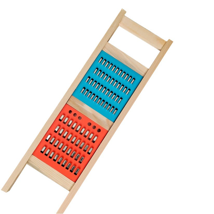 Многофункциональная овощерезка из цельного дерева Овощерезка Урожай Нить Протрите картофеля Редис Измельченная разделочная доска