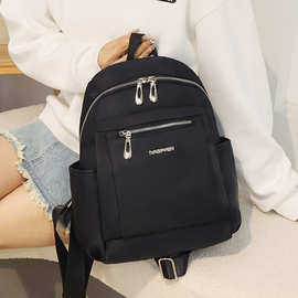 牛津布女双肩包防水包包女士旅行小包轻便帆布女背包女包轻盈