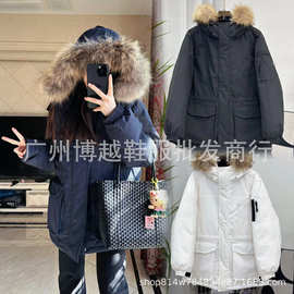 冬季韩版ml洋基队羽绒服80绒男女同款加厚防水保暖时尚外套