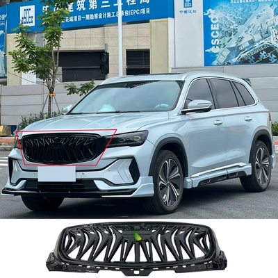 Spoiler, 21-25 Geely Xingyue L Modified - blackened-grille-with-logo-baked-paintglossy-black