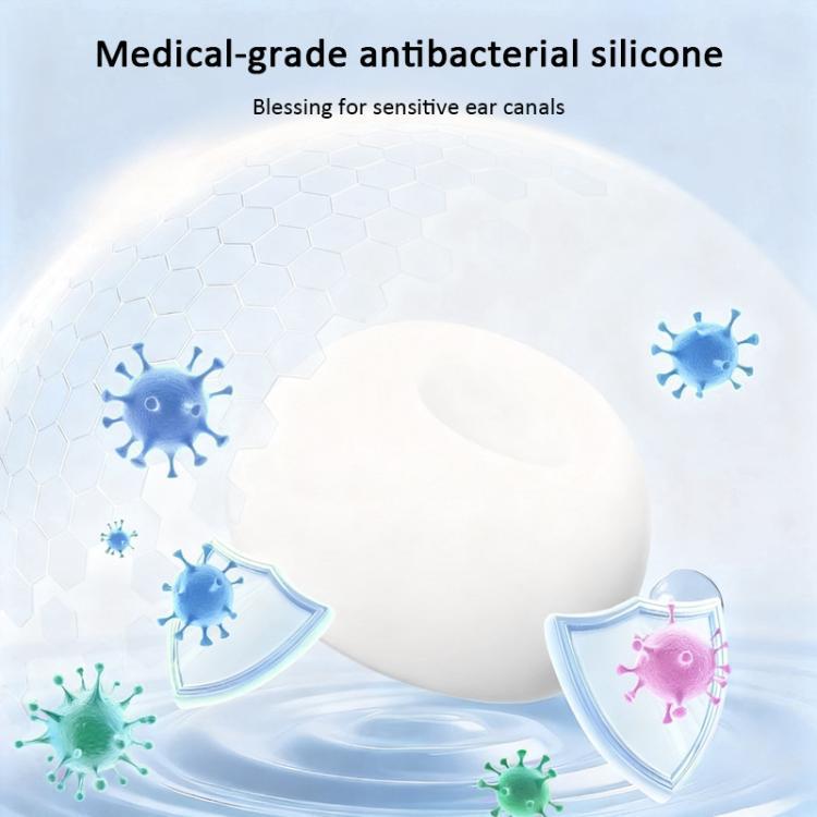 XDcase 3 pares de auriculares de reemplazo de silicona con orificio de alivio de presión L / M / S para AirPods Pro 2 / 1
